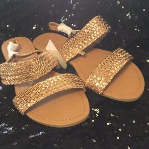 *SOLD*. Rose gold sandals